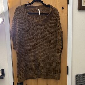 Brown Crew Neck Sweater